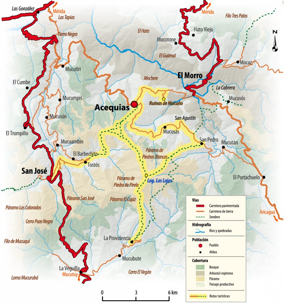 Mapa de Acequias